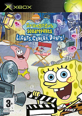 SpongeBob Squarepants: Lights, Camera, Pants! - Xbox Cover & Box Art