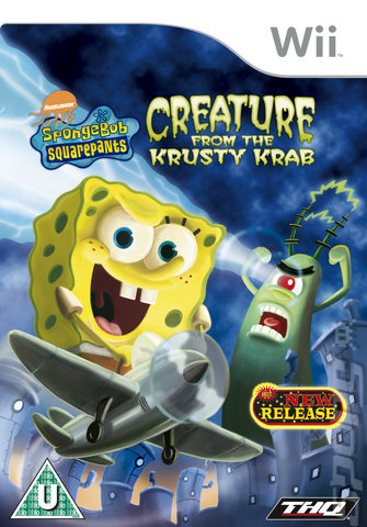 SpongeBob Squarepants: Creature from the Krusty Krab (Wii) Editorial image