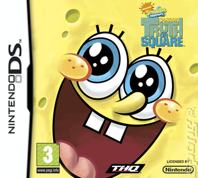 SpongeBob's Truth or Square - DS/DSi Cover & Box Art
