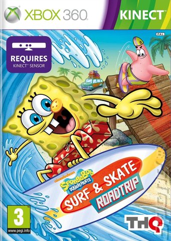 SpongeBob Squarepants: Surf & Skate Roadtrip - Xbox 360 Cover & Box Art