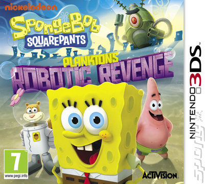 SpongeBob SquarePants: Plankton's Robotic Revenge - 3DS/2DS Cover & Box Art
