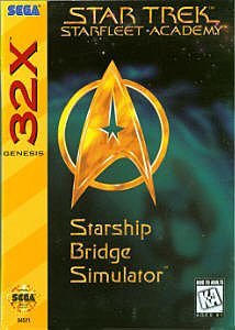 Star Trek: Starfleet Academy - Sega 32-X Cover & Box Art