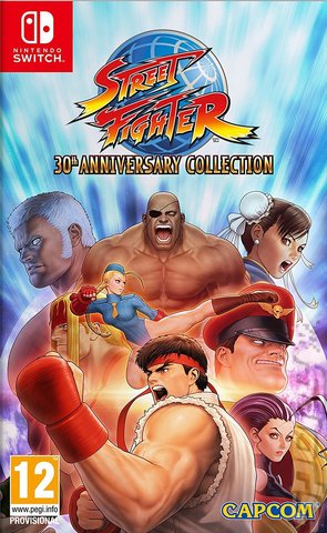 Street Fighter 30th Anniversary Collection - Switch Cover & Box Art