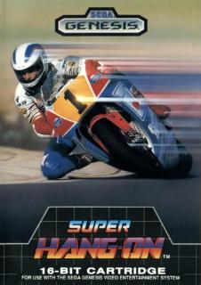 Super Hang On - Sega Megadrive Cover & Box Art