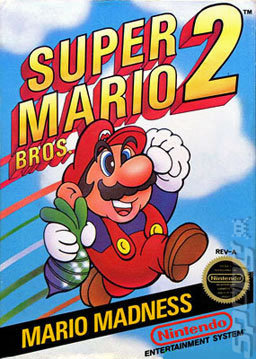 Super Mario Brothers 2 - NES Cover & Box Art