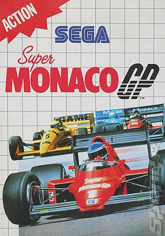 Super Monaco GP - Sega Master System Cover & Box Art