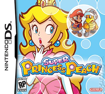 Super Princess Peach - DS/DSi Cover & Box Art