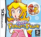 Super Princess Peach - DS/DSi Cover & Box Art