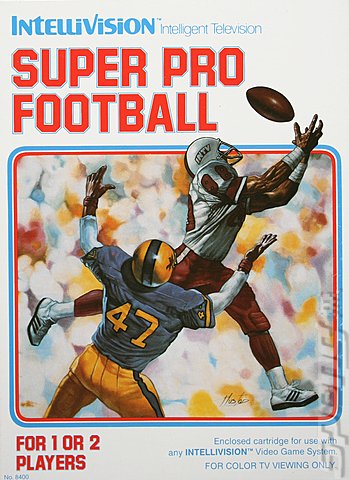 Super Pro Football - Intellivision Cover & Box Art