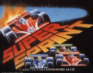 Super Sprint - C64 Cover & Box Art