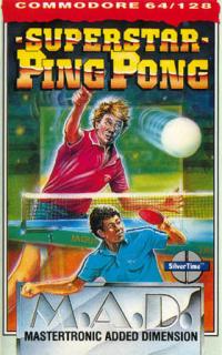 Superstar Ping-Pong - C64 Cover & Box Art