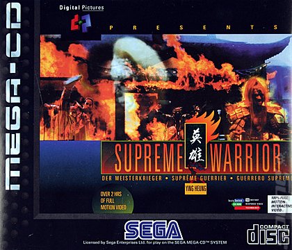 Supreme Warrior - Sega MegaCD Cover & Box Art