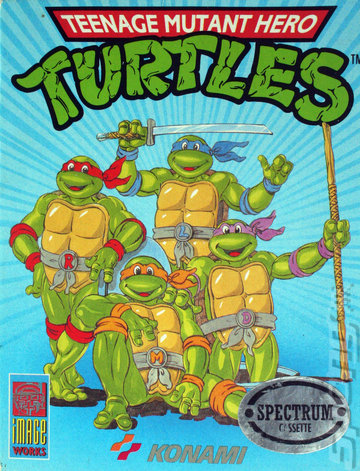 Teenage Mutant Ninja Turtles - Spectrum 48K Cover & Box Art