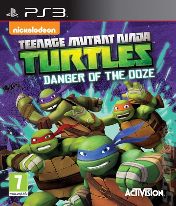 Teenage Mutant Ninja Turtles: Danger of the Ooze - PS3 Cover & Box Art