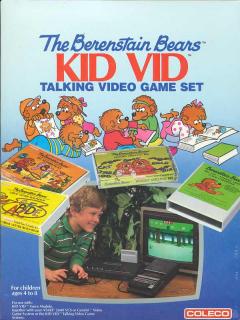 The Berenstain Bears: Kid Vid - Atari 2600/VCS Cover & Box Art