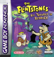 The Flintstones: Big Trouble in Bedrock - GBA Cover & Box Art
