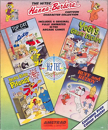 The Hi Tec Hanna-Barbera Collection - Amstrad CPC Cover & Box Art