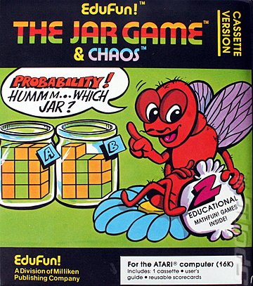 The Jar Game & Chaos - Atari 400/800/XL/XE Cover & Box Art
