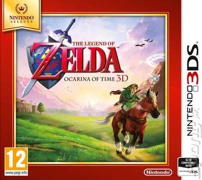 The Legend of Zelda: Ocarina of Time 3D Nintendo 3DS Box Art Cover