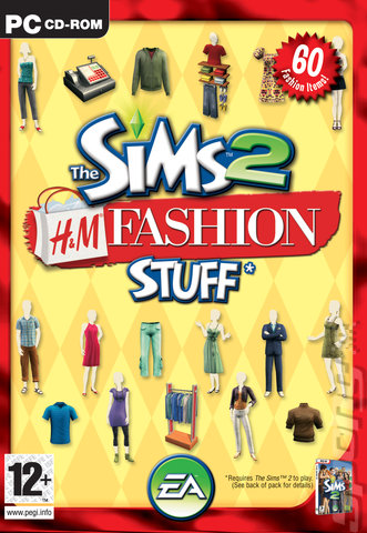The Sims 2 H&M Fashion Stuff - PC Cover & Box Art