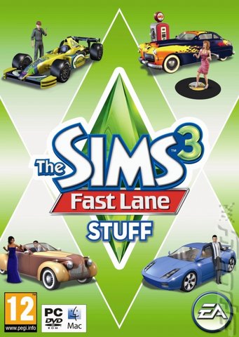 The Sims 3: Fast Lane Stuff - Mac Cover & Box Art