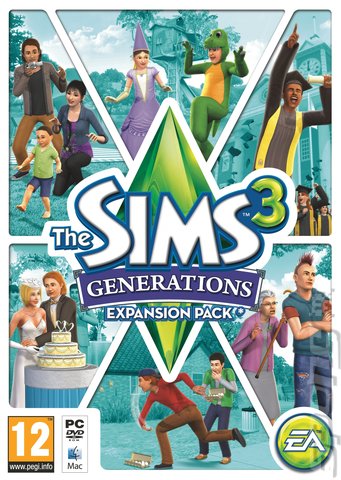 The Sims 3: Generations - PC Cover & Box Art