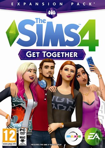 The Sims 4: Get Together - Mac Cover & Box Art
