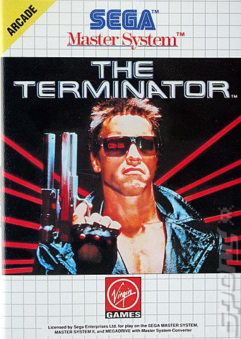The Terminator - Sega Master System Cover & Box Art