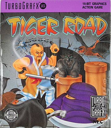 Tiger Road - NEC PC Engine Cover & Box Art