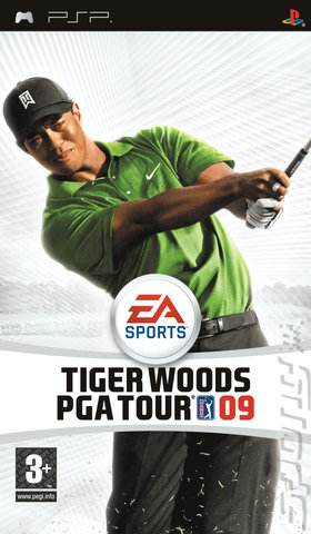 Tiger Woods PGA Tour 09 - PSP Cover & Box Art