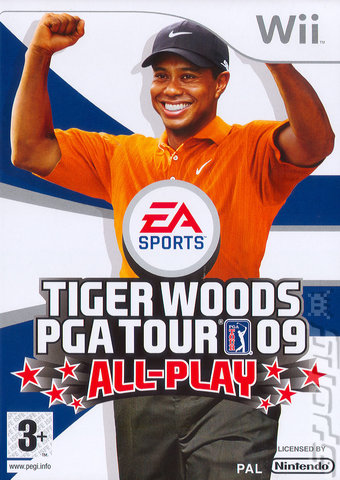 Tiger Woods PGA Tour 09 All-Play - Wii Cover & Box Art