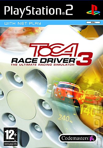 TOCA Race Driver 3 - PS2 Cover & Box Art