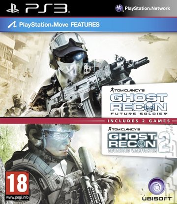 Tom Clancy's Ghost Recon Future Soldier & Ghost Recon Advanced Warfighter 2 - PS3 Cover & Box Art