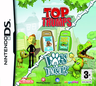 Top Trumps Adventures Volume 2: Dogs & Dinosaurs - DS/DSi Cover & Box Art