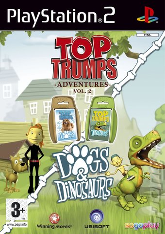 Top Trumps Adventures Volume 2: Dogs & Dinosaurs - PS2 Cover & Box Art