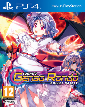 Touhou Genso Rondo: Bullet Ballet - PS4 Cover & Box Art