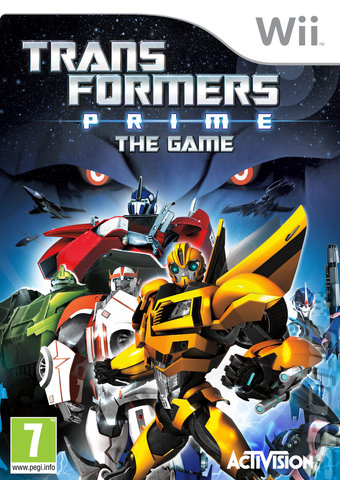 Transformers Prime - Wii Cover & Box Art