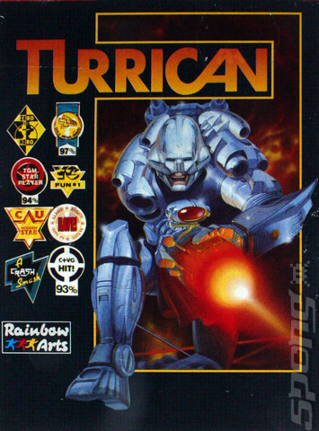 Turrican - Spectrum 48K Cover & Box Art