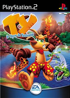 Ty: The Tasmanian Tiger - PS2 Cover & Box Art