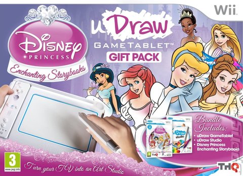 uDraw Game Tablet Gift Pack - Wii Cover & Box Art