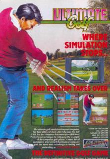 Ultimate Golf - C64 Cover & Box Art