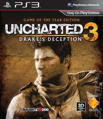 Uncharted 3: Drake's Deception: Game of the Year Edition - PS3 Cover & Box Art
