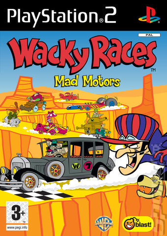 Wacky Races: Mad Motors - PS2 Cover & Box Art
