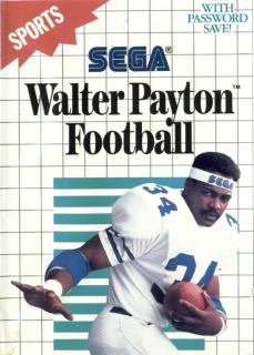 Walter Payton Football - Sega Master System Cover & Box Art