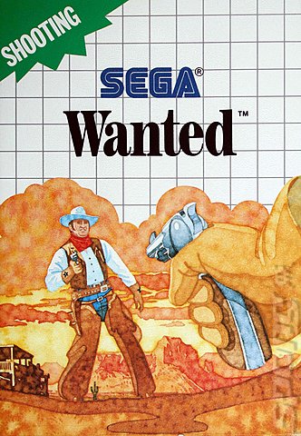 Wanted - Sega Master System Cover & Box Art