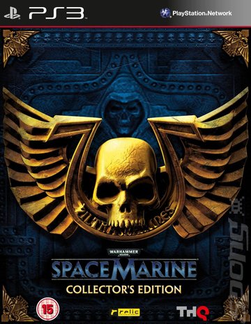 Warhammer 40,000: Space Marine - PS3 Cover & Box Art