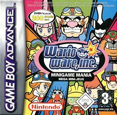 Wario Ware, Inc.: Minigame Mania - GBA Cover & Box Art