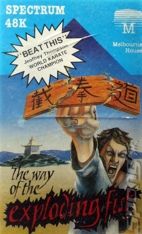 Way of the Exploding Fist, The - Spectrum 48K Cover & Box Art