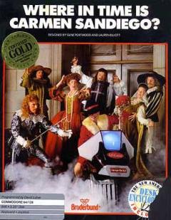 Where in Time is Carmen Sandiego? - C64 Cover & Box Art