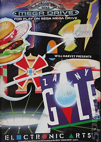 Will Harvey Presents: Zany Golf - Sega Megadrive Cover & Box Art